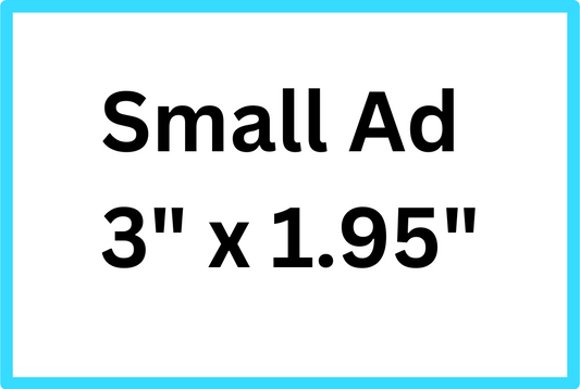 Small Ad (3" x 1.95)